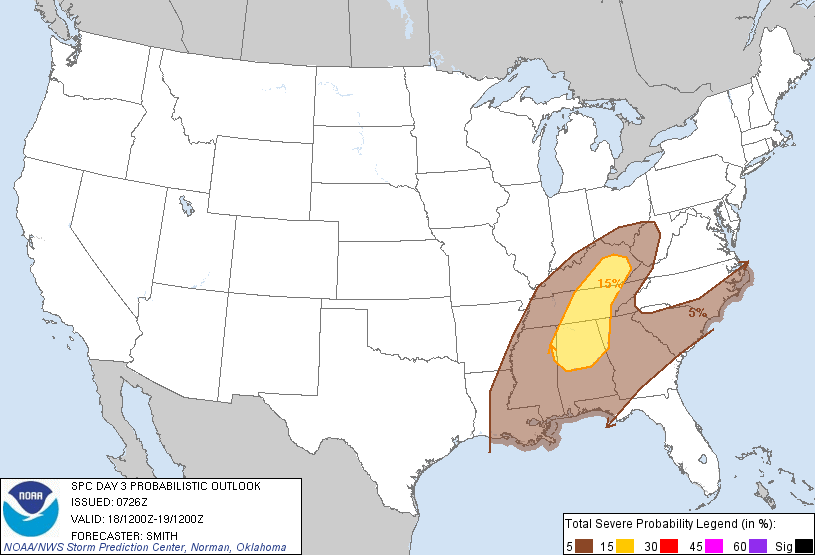 20130316 0730 UTC Day Probabilitic Graphic