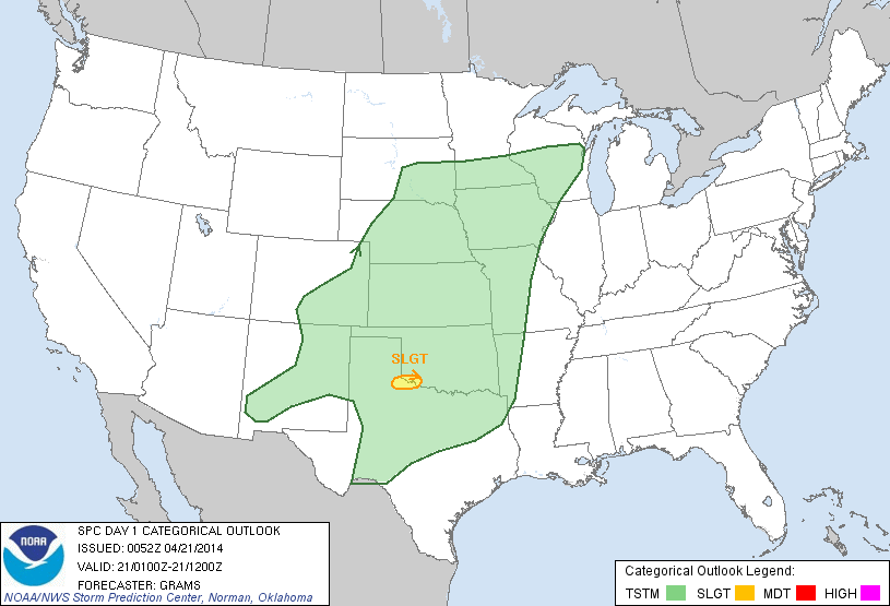 20140421 0100 UTC Day 1 Outlook Graphic