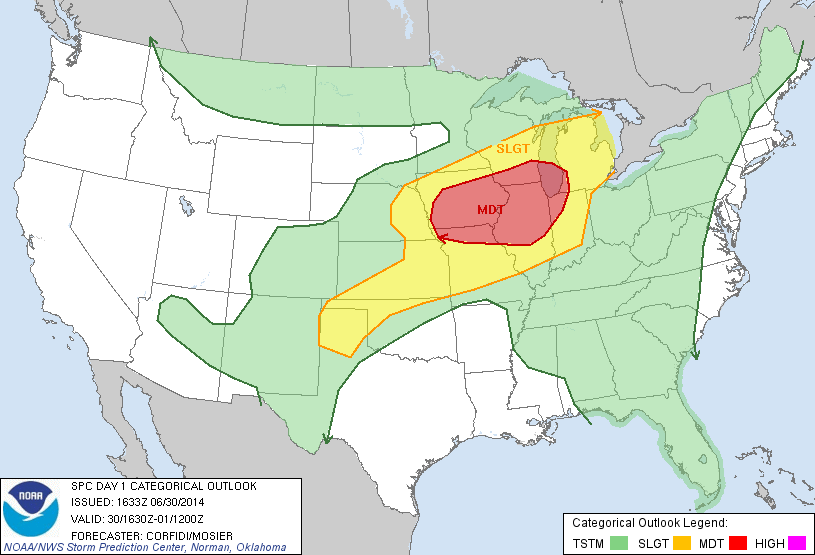 SPC Convective Outlook