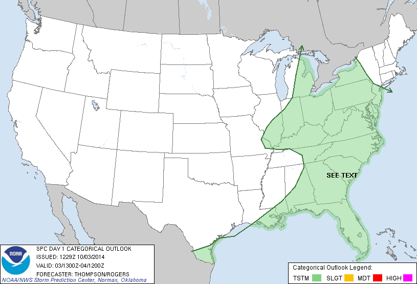 20141003 1300 UTC Day 1 Outlook Graphic