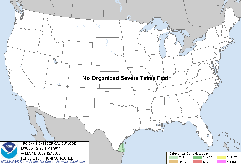 20141111 1300 UTC Day 1 Outlook Graphic