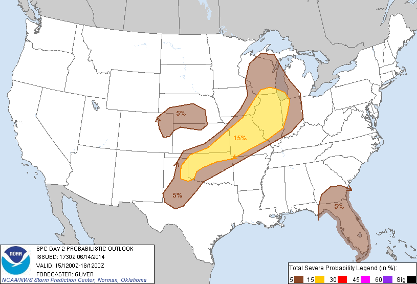 20140614 1730 UTC Day Probabilitic Graphic