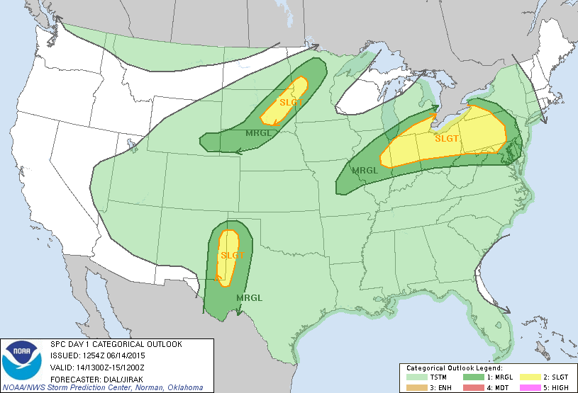 20150614 1300 UTC Day 1 Outlook Graphic