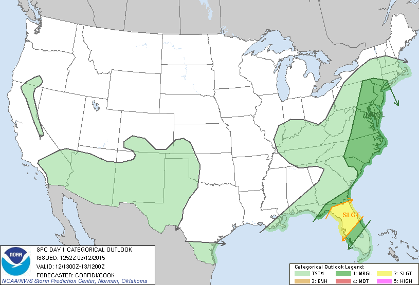 20150912 1300 UTC Day 1 Outlook Graphic