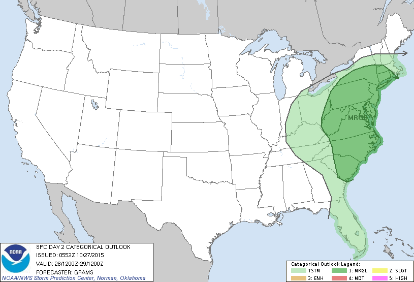 20151027 0600 UTC Day 2 Outlook Graphic