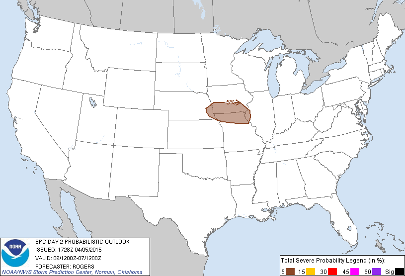 20150405 1730 UTC Day Probabilitic Graphic