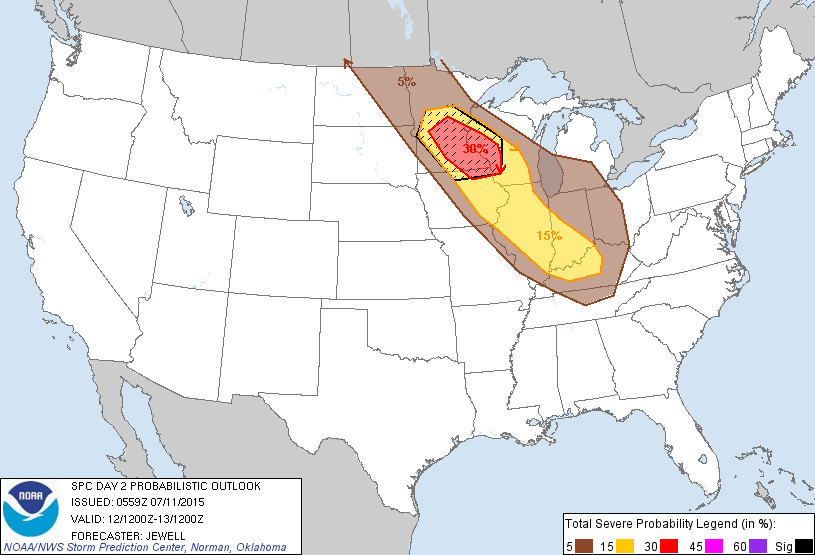 20150711 0600 UTC Day Probabilitic Graphic