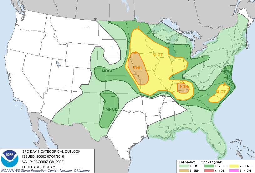 20160707 2000 UTC Day 1 Outlook Graphic