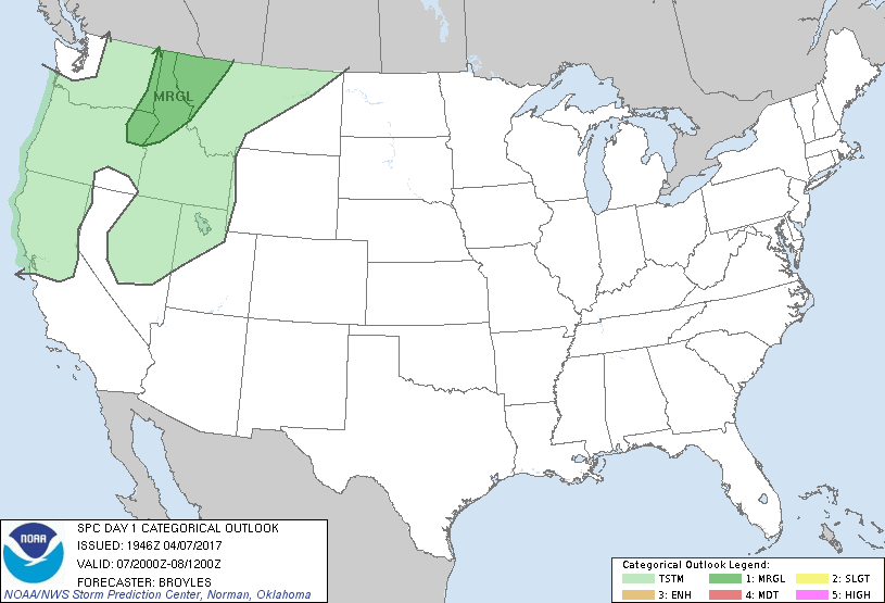 20170407 2000 UTC Day 1 Outlook Graphic