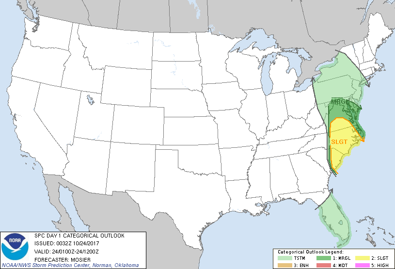 20171024 0100 UTC Day 1 Outlook Graphic