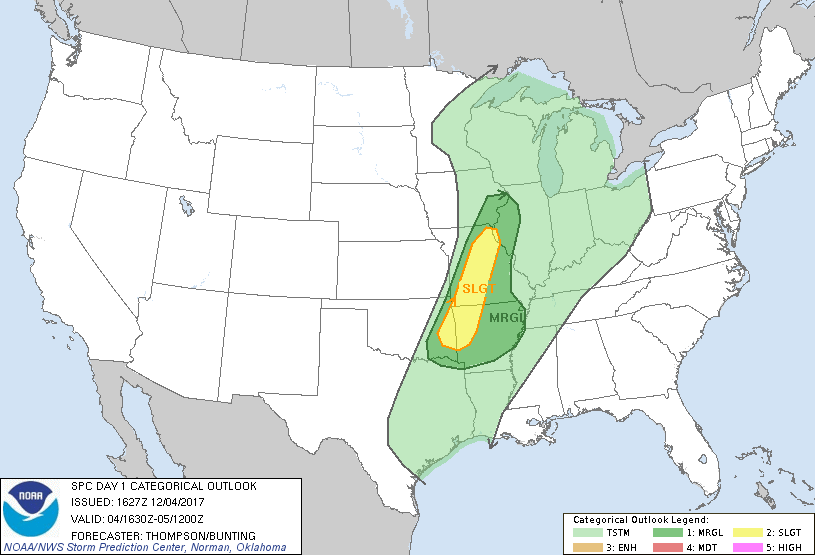 20171204 1630 UTC Day 1 Outlook Graphic