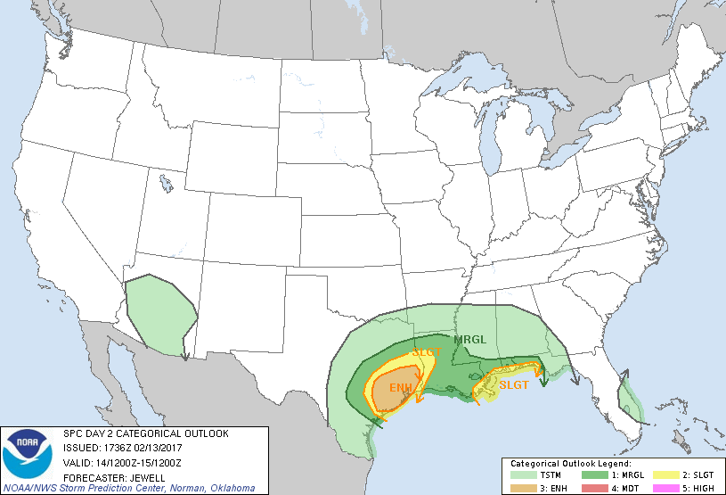 20170213 1730 UTC Day 2 Outlook Graphic