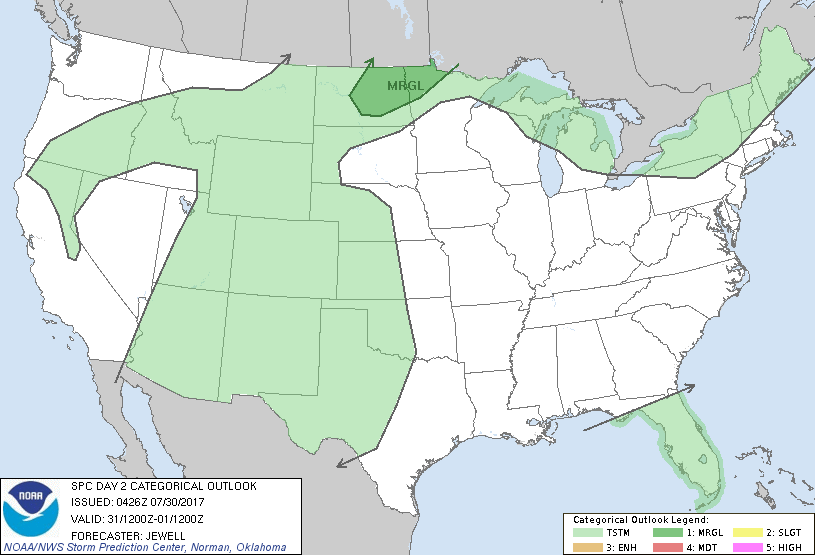 20170730 0600 UTC Day 2 Outlook Graphic