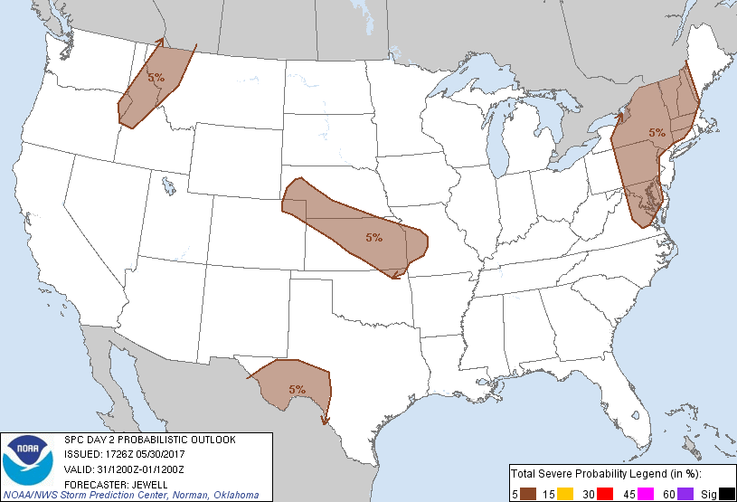 20170530 1730 UTC Day Probabilitic Graphic