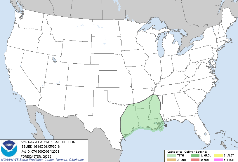 20180105 0830 UTC Day 3 Outlook Graphic