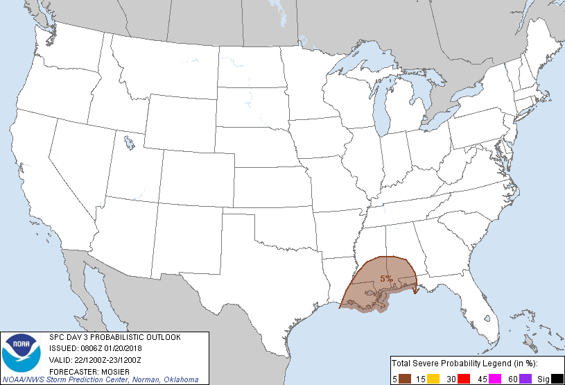 20180120 0830 UTC Day Probabilitic Graphic