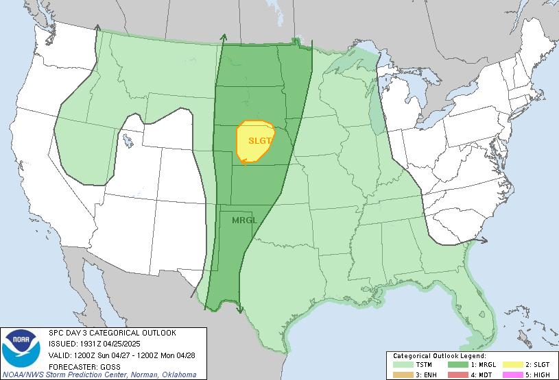 Day 3 SPC Convective Outlook