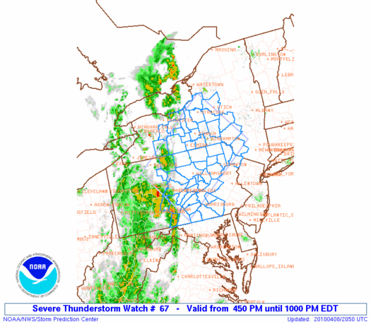 WW0067 Initial Radar image