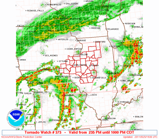 WW0373 Initial Radar image