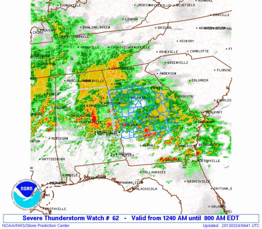 WW0062 Initial Radar image