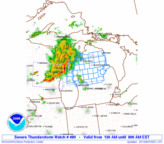 WW0480 Initial Radar image