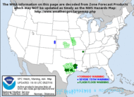 Watch, Warning and Advisory Display Map