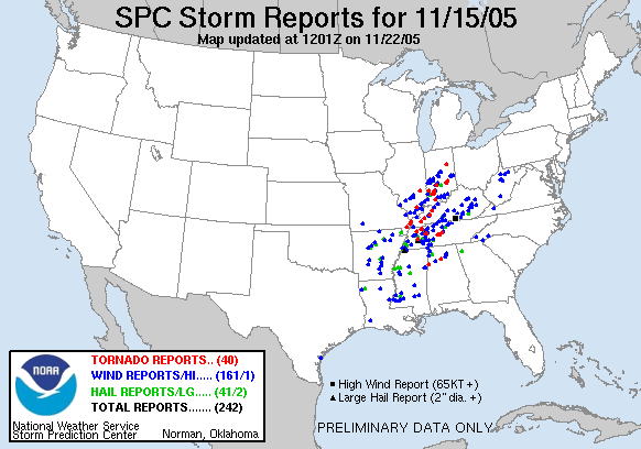 Map of 051115_rpts's severe weather reports