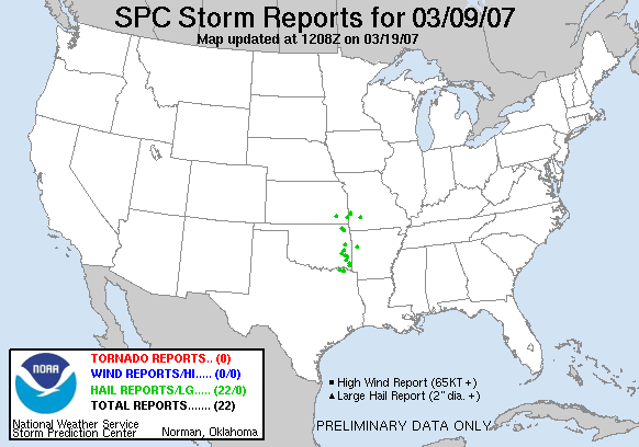 Map of 070309_rpts's severe weather reports