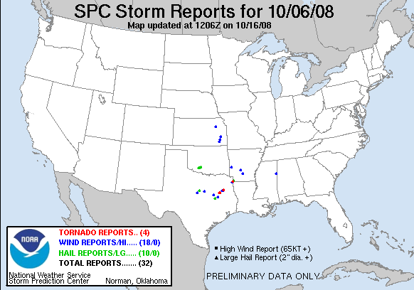 Map of 081006_rpts's severe weather reports