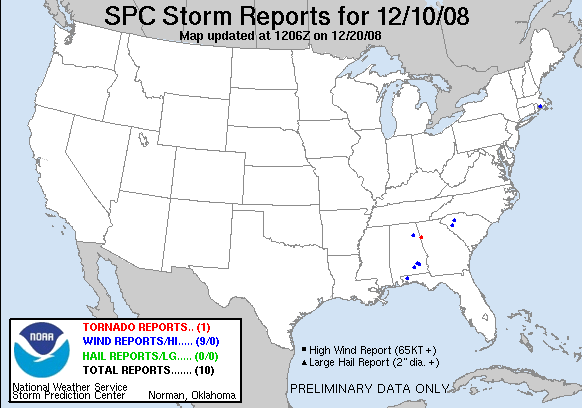 Map of 081210_rpts's severe weather reports