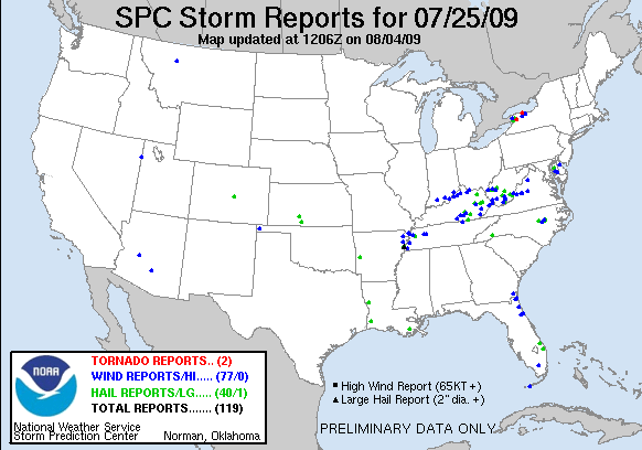 Map of 090725_rpts's severe weather reports