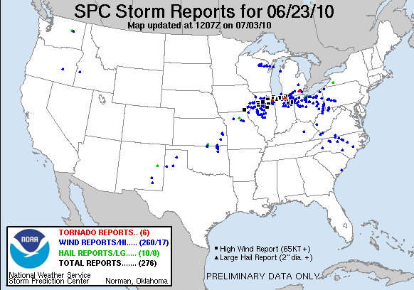Map of 100623_rpts's severe weather reports