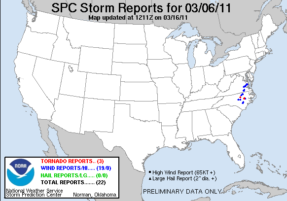 Map of 110306_rpts's severe weather reports