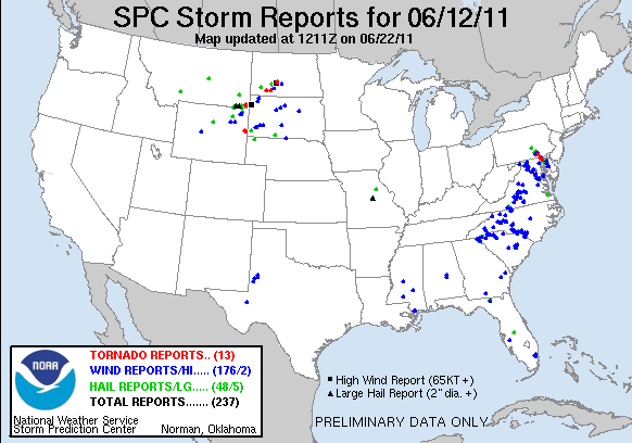 Map of 110612_rpts's severe weather reports