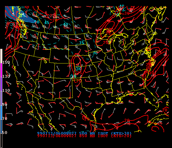 SPC Numerical Model Display Example