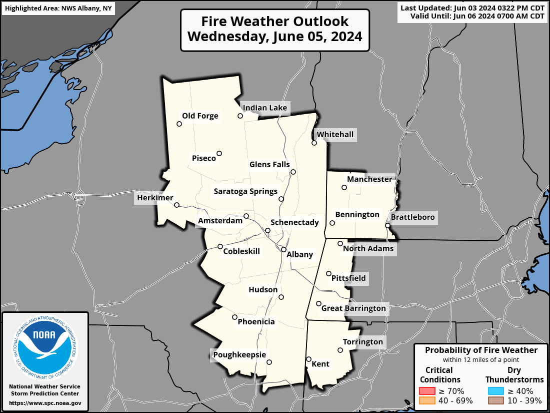 SPC Fire Weather Outlook - Day 3