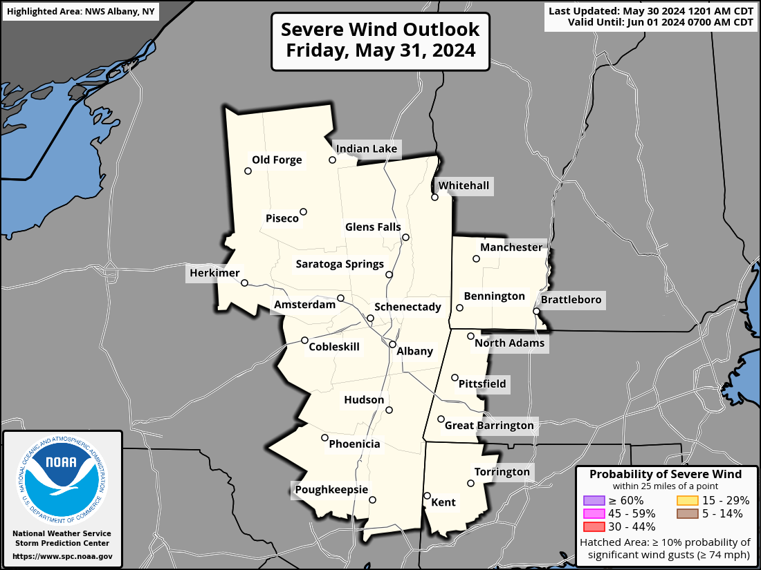 Day 2 Wind Outlook Map