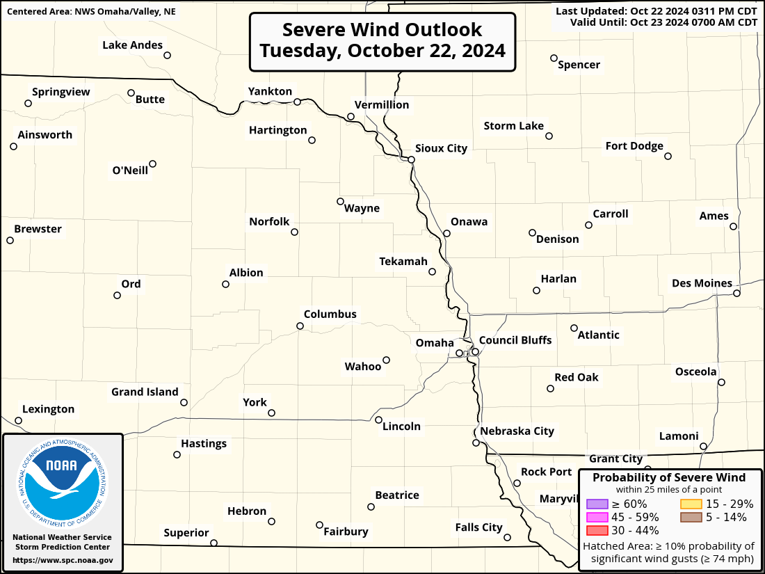 SPC Day 1 Wind Outlook