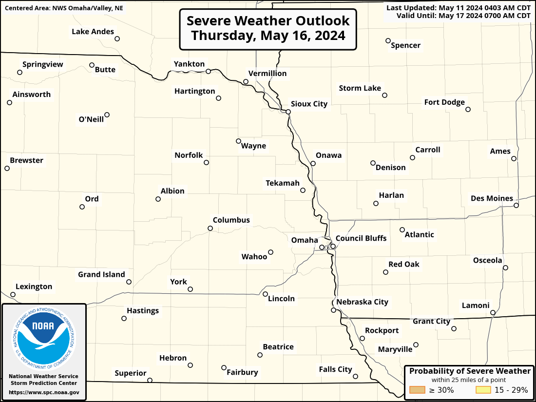 SPC Day 6 Severe Outlook