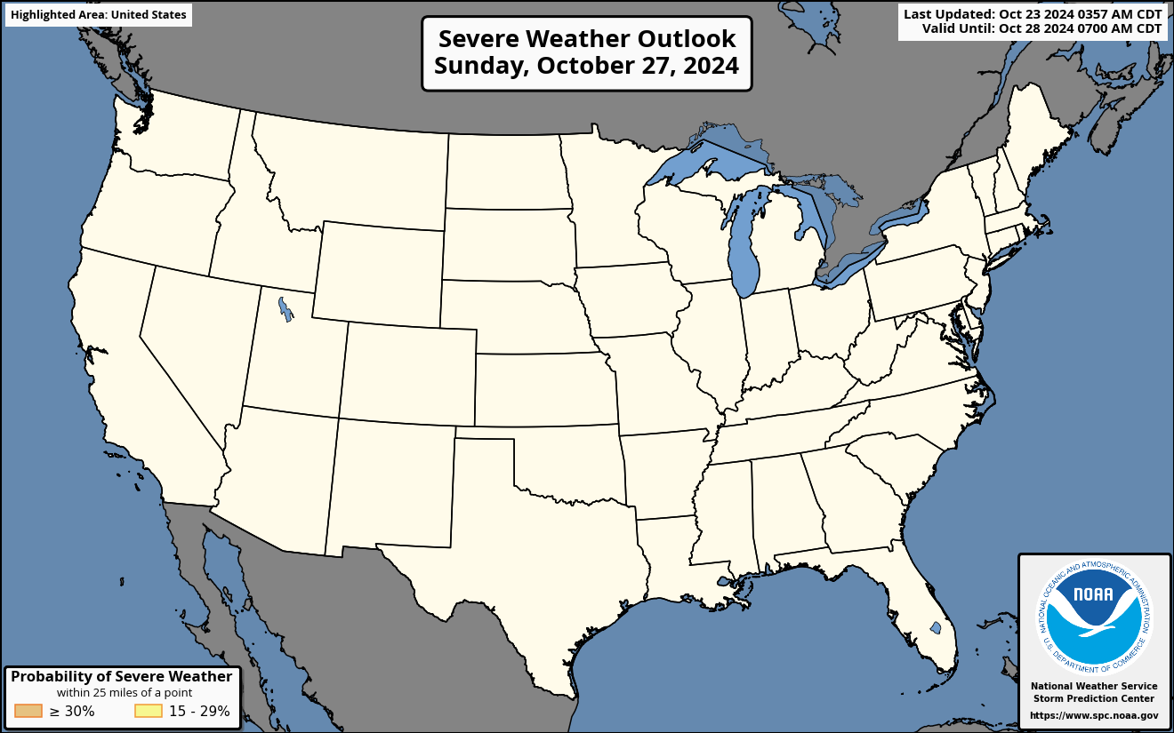 Day 5 Probabilistic Outlook Map