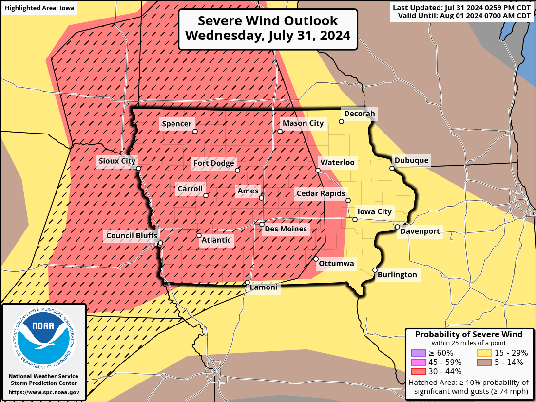 Day 1 Wind outlook