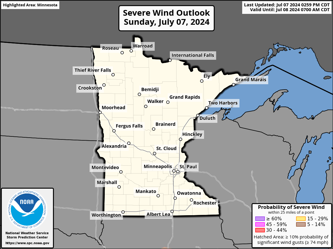 Day 1 Wind outlook