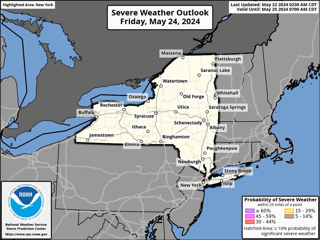 Day 3 Probabilistic Outlook Map