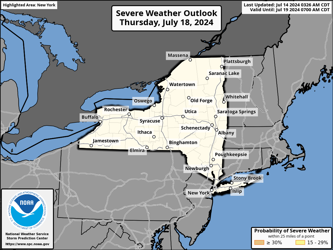 Day 5 Probabilistic Outlook Map