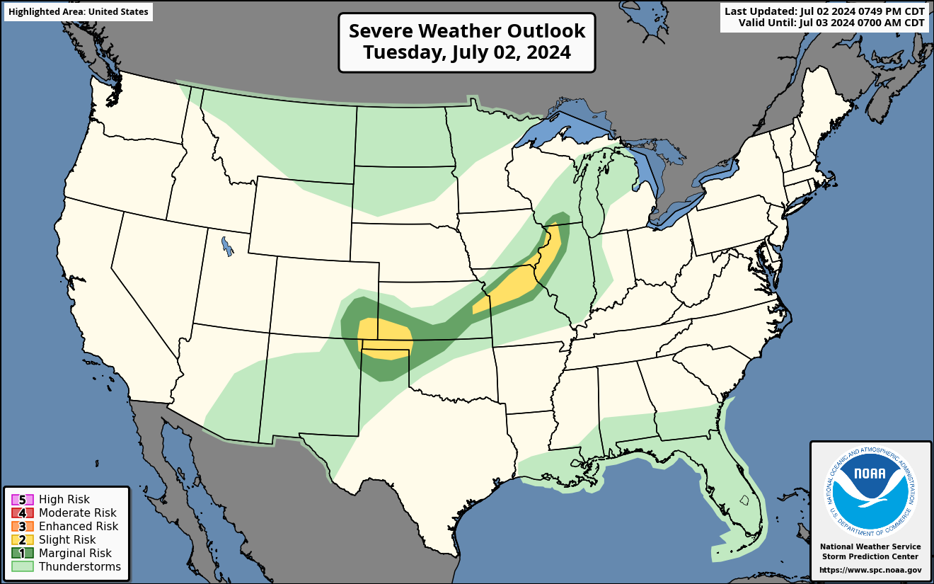 Current Severe Weather Outlook