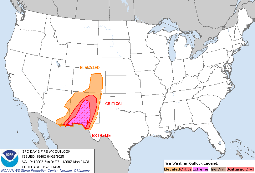 NOAA Fire Weather Outlook