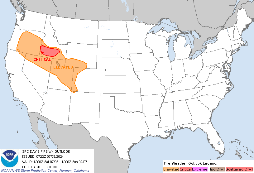  Fire Weather Outlook Day 2 