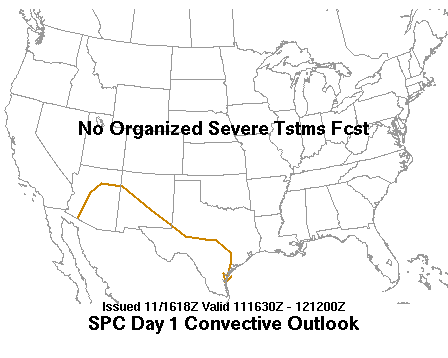 1630 UTC Day 1 Outlook Graphic