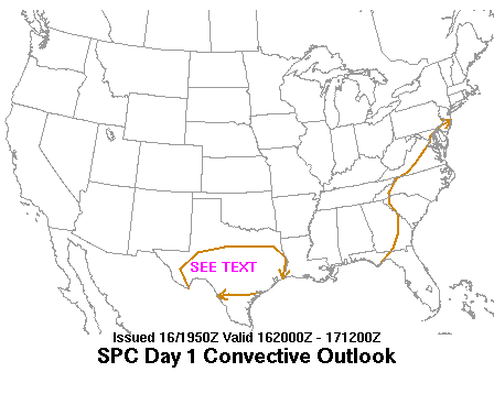 2000 UTC Day 1 Outlook Graphic