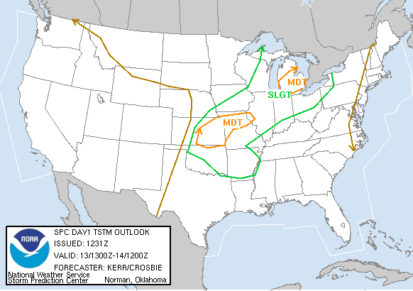 20040613 1300 UTC Day 1 Outlook Graphic